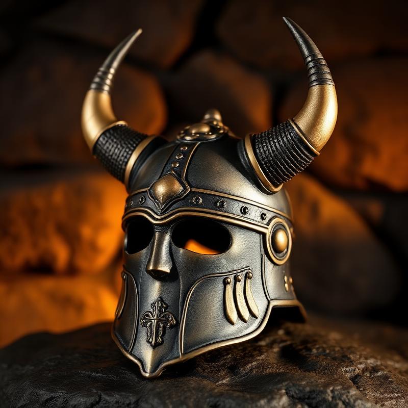 Viking Helmet with Horns (Souvenir)